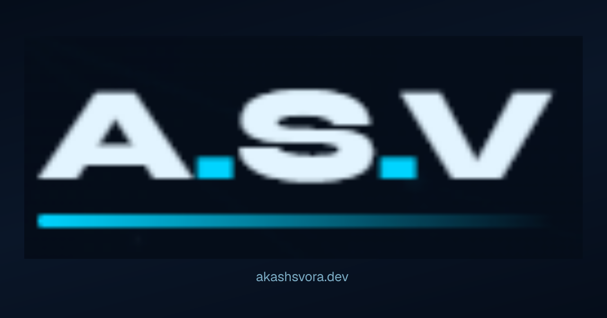 Akash S Vora - Software Engineer
